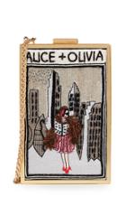 Alice Olivia Sophia Vintage New York Clutch
