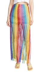Farm Rio Rainbow Macrame Skirt