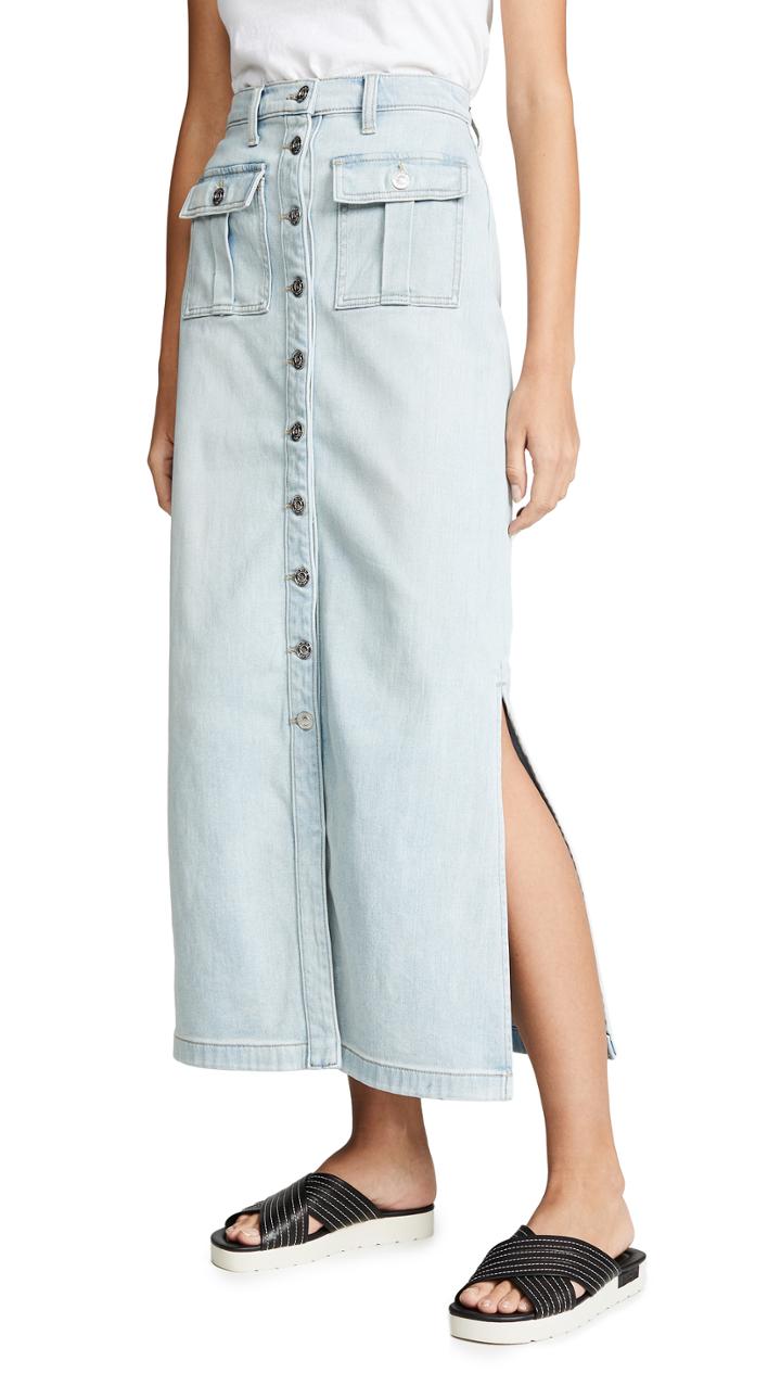 Current Elliott The Surfview Maxi Skirt
