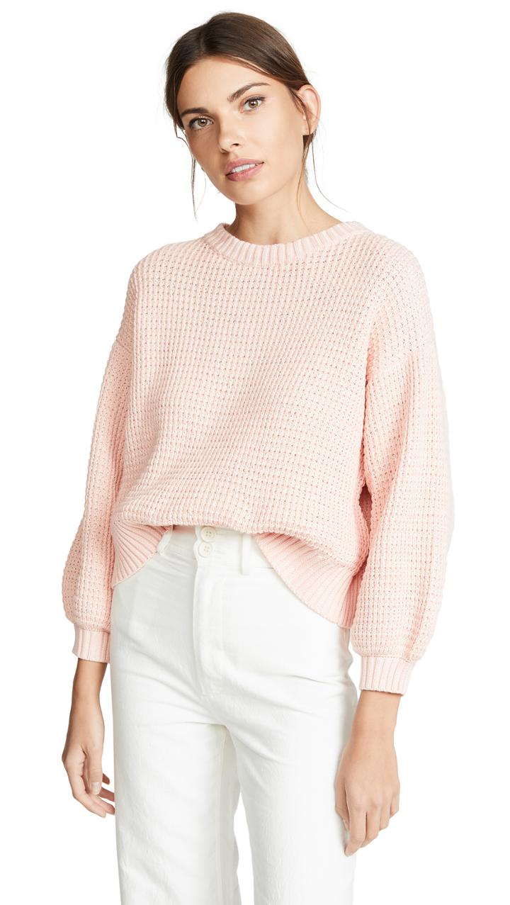 I Love Mr Mittens Waffle Sweater