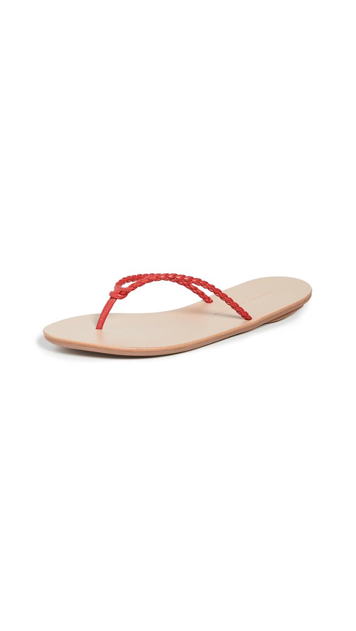 Loeffler Randall Kaia Braided Plank Flip Flops