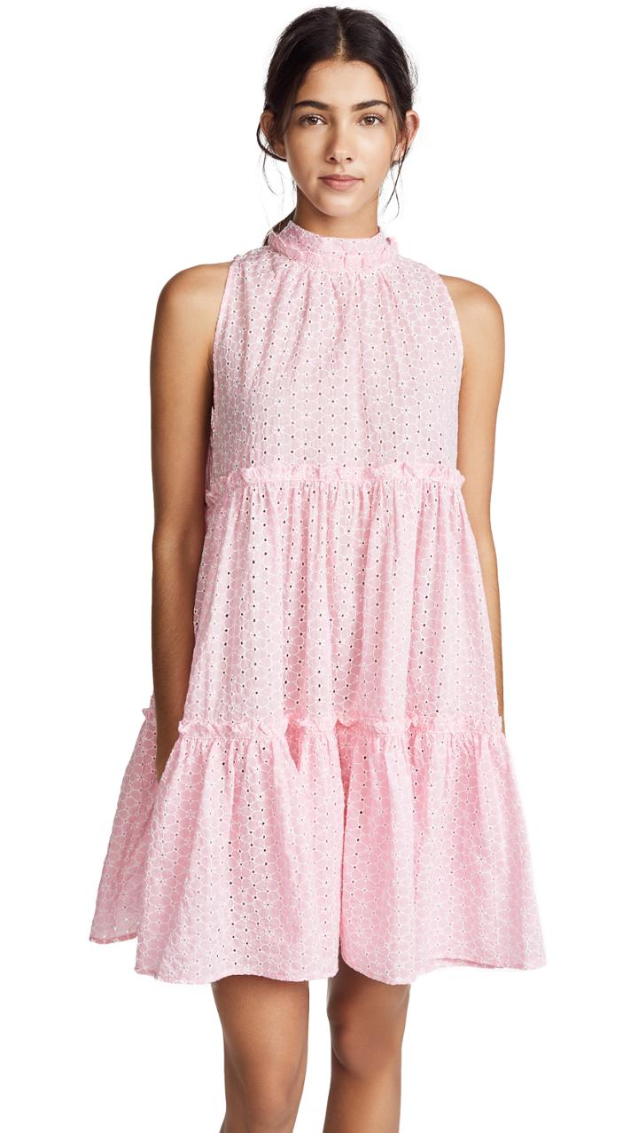 Lisa Marie Fernandez Erica Mini Ruffle Tier Dress