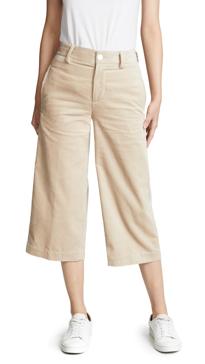 Vince Corduroy Cropped Wide Pants