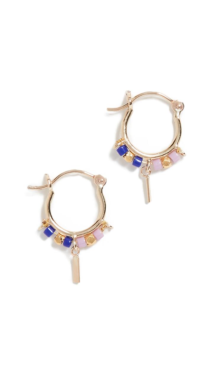 Scosha 10k Mini Trinket Hoop Earrings