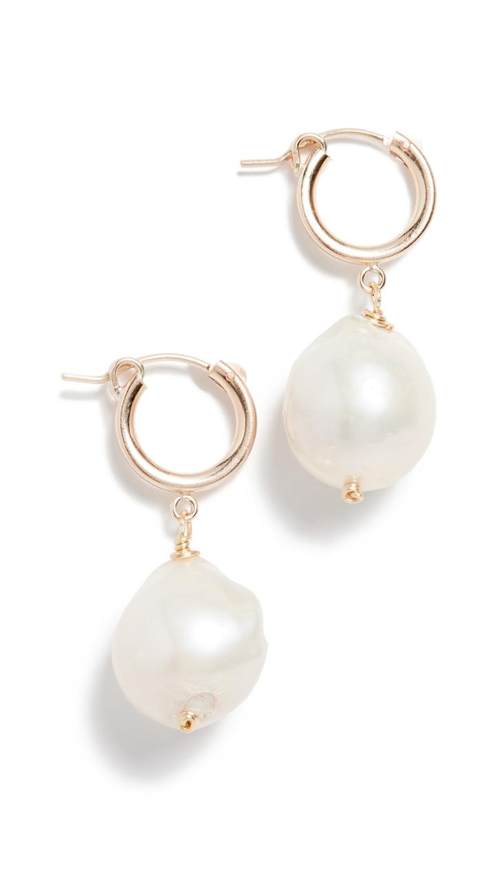 Brinker Eliza Back To Basics Huggie Earrings