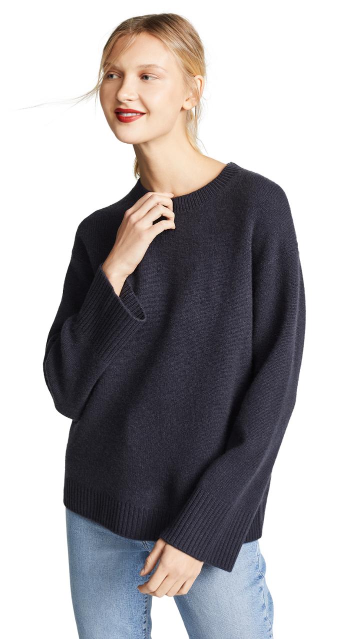 Vince Boxy Cashmere Pullover