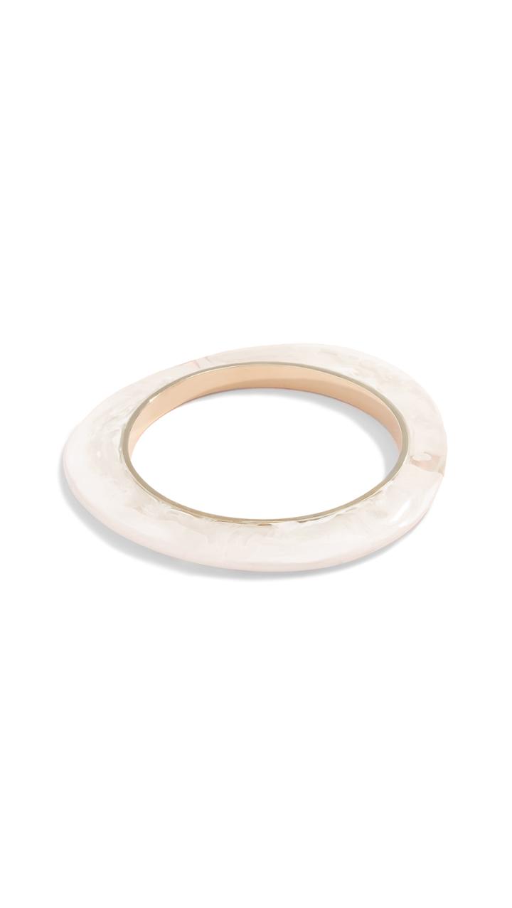 Dinosaur Designs Marbled And Metal Thin Bangle Bracelet