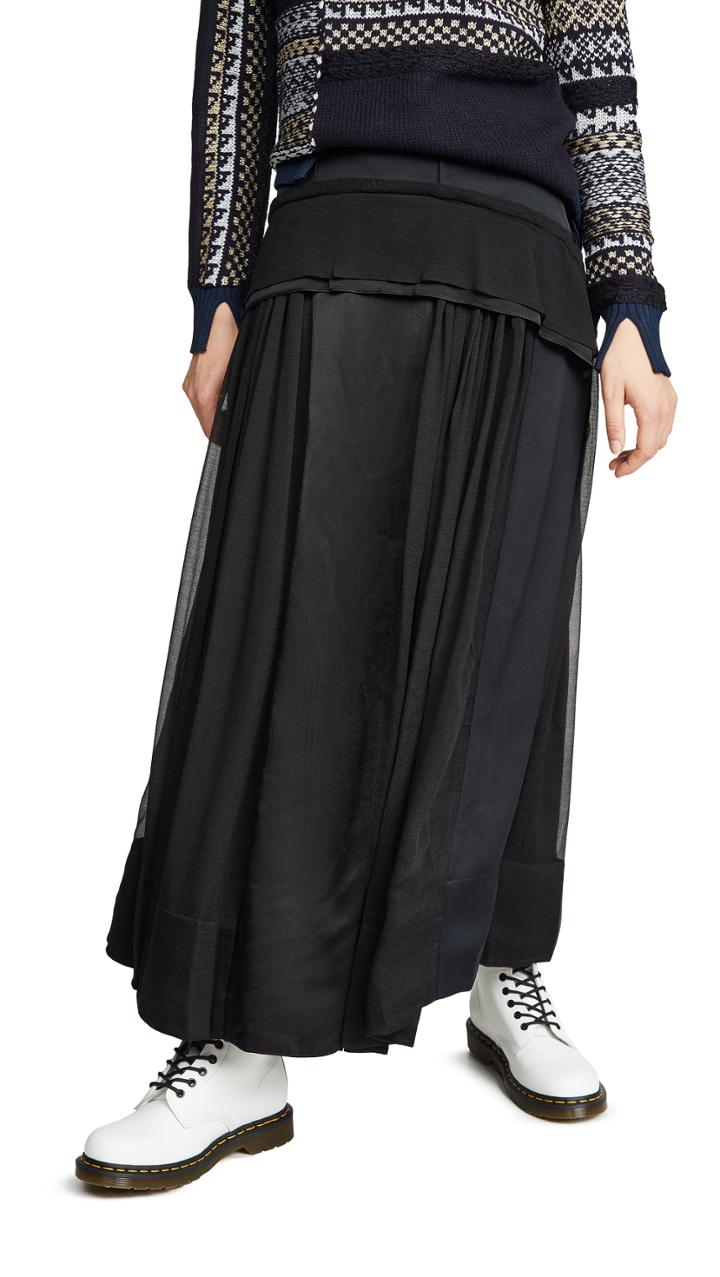 3 1 Phillip Lim Flou Skirt With Peplum