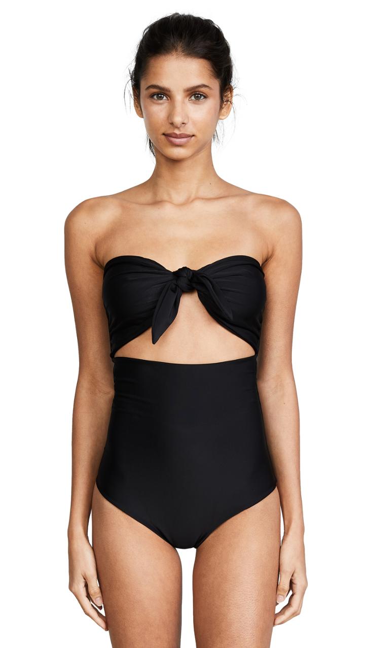 Mikoh Barcelona Skinny String Bikini Bottoms