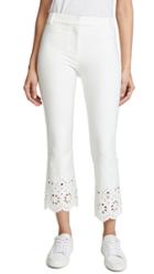 Derek Lam 10 Crosby Trouser With Eyelet Embroidery