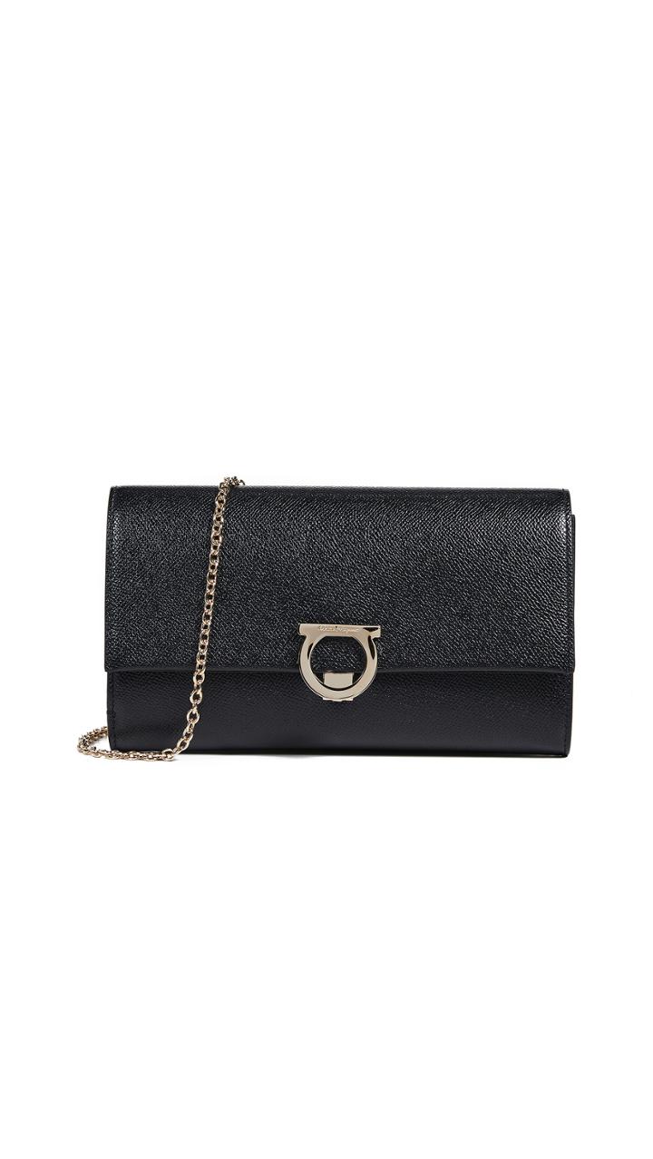 Salvatore Ferragamo Gancino Logo Crossbody Bag