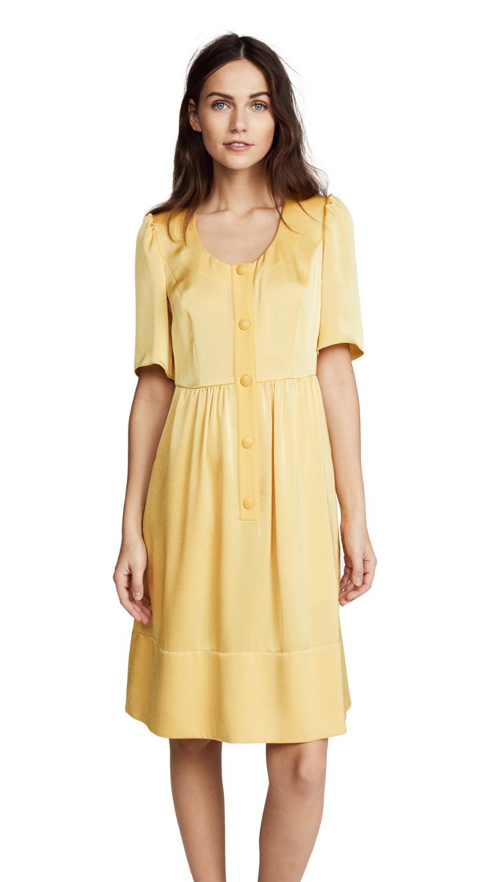 Sonia Rykiel Satin Backed Crepe Dress