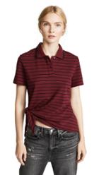 T By Alexander Wang Side Knot Polo Shirt