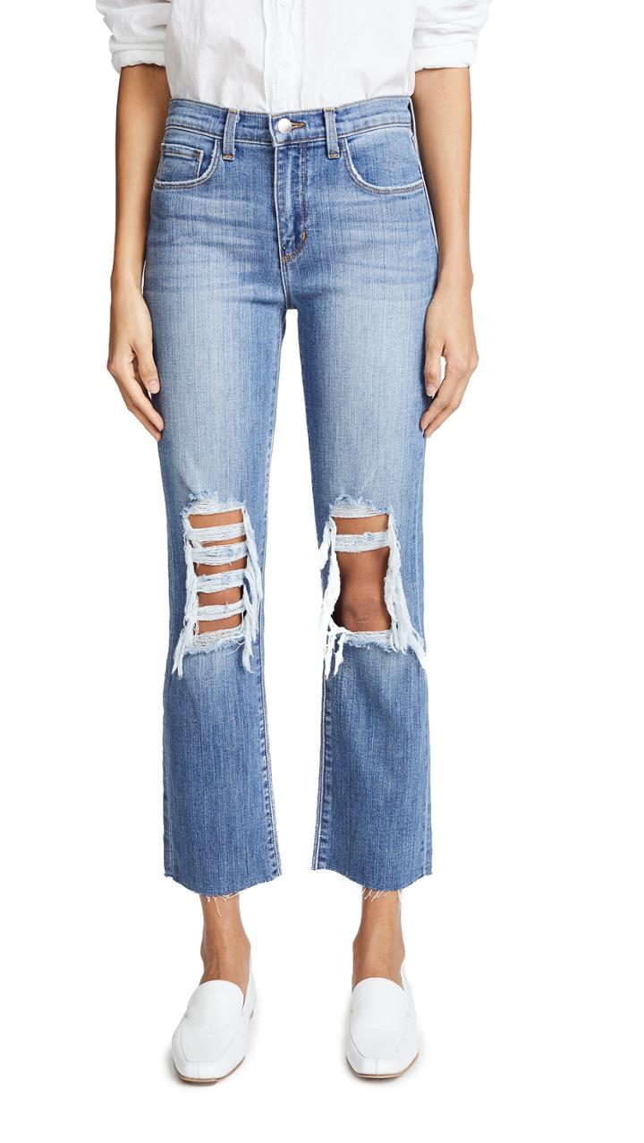 L Agence Daria Cropped Jeans