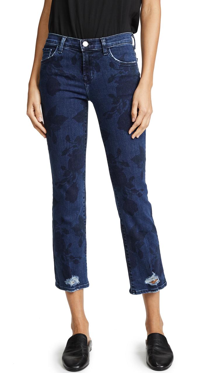 J Brand Selena Cropped Boot Jeans