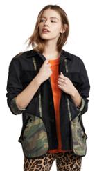 Facetasm Utility Jacket With Camo Pockets