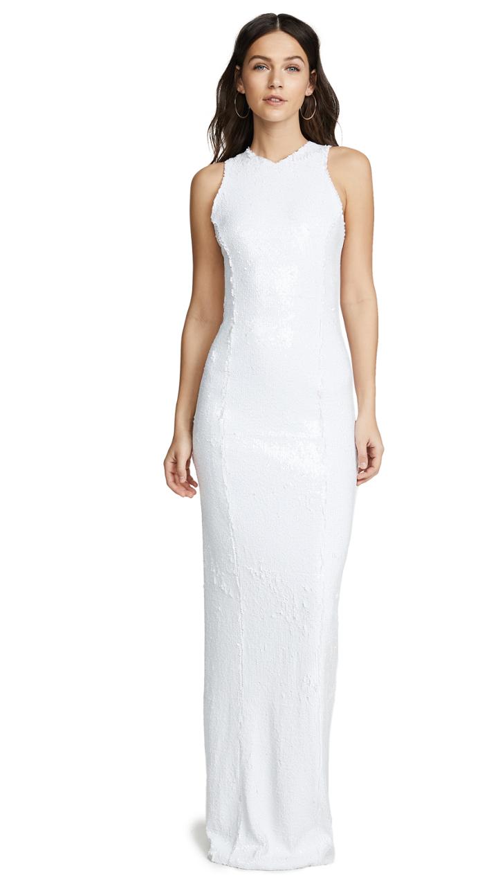 Galvan London Salar Column Dress