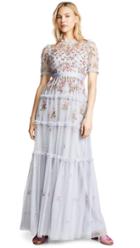 Needle Thread Carnation Sequin Gown