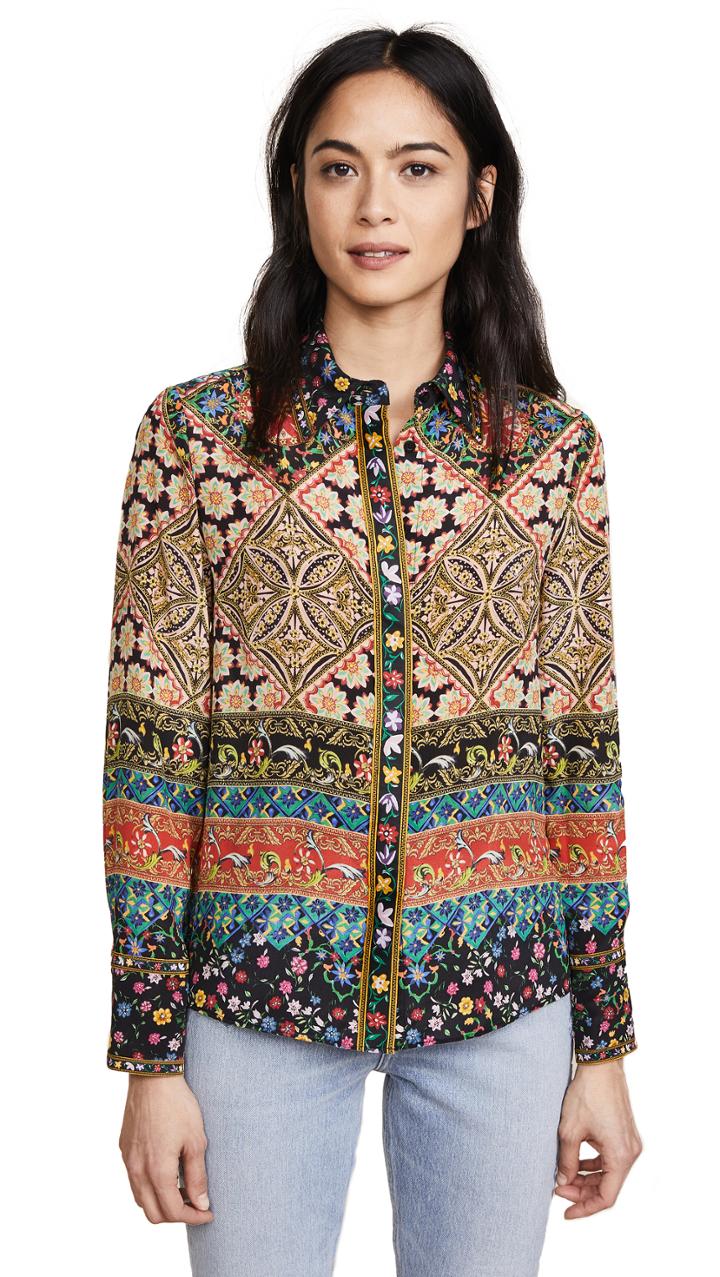 Alice Olivia Willa Top