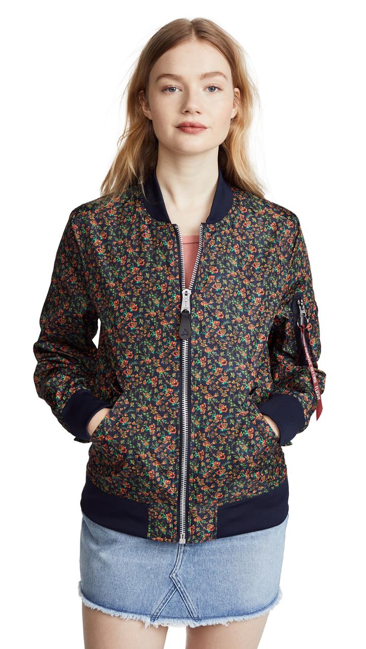Alpha Industries Liberty L 2b Scout Bomber Jacket