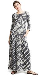 Raquel Allegra Half Sleeve Drama Maxi Dress