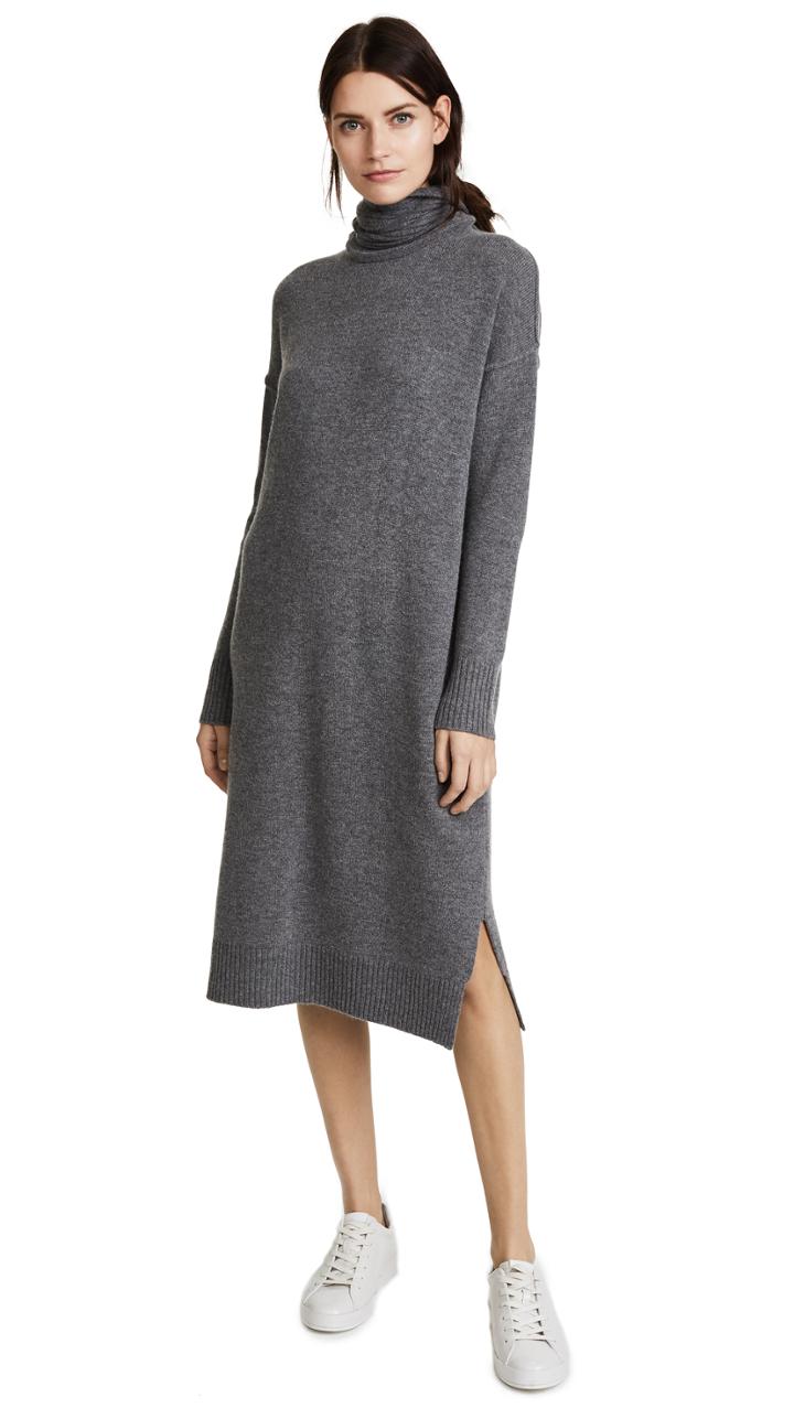 Jenny Park Drane Scarf Neck Midi Dress