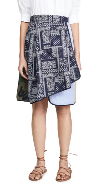 Harvey Faircloth Asymmetrical Skirt