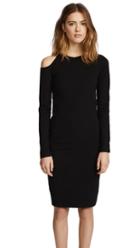 Monrow Slash Shoulder Sweater Knit Top