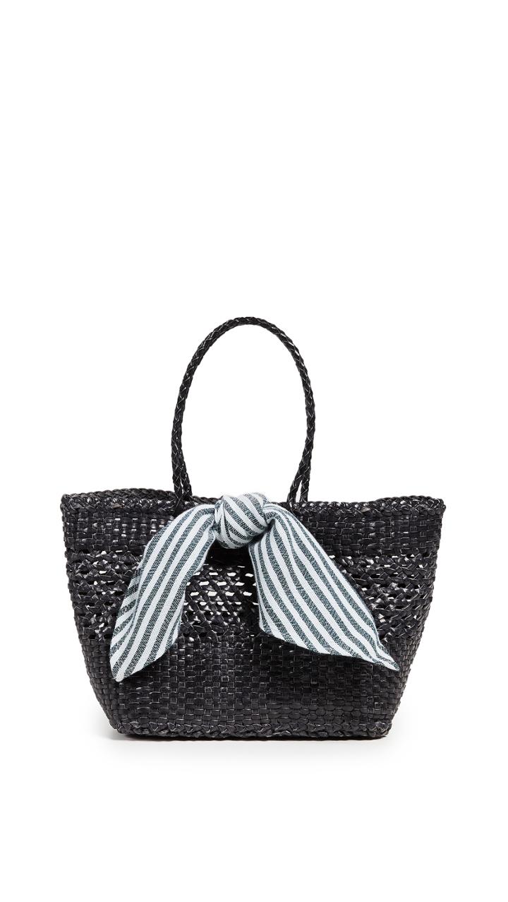 Loeffler Randall Edith Woven Leather Mini Tote