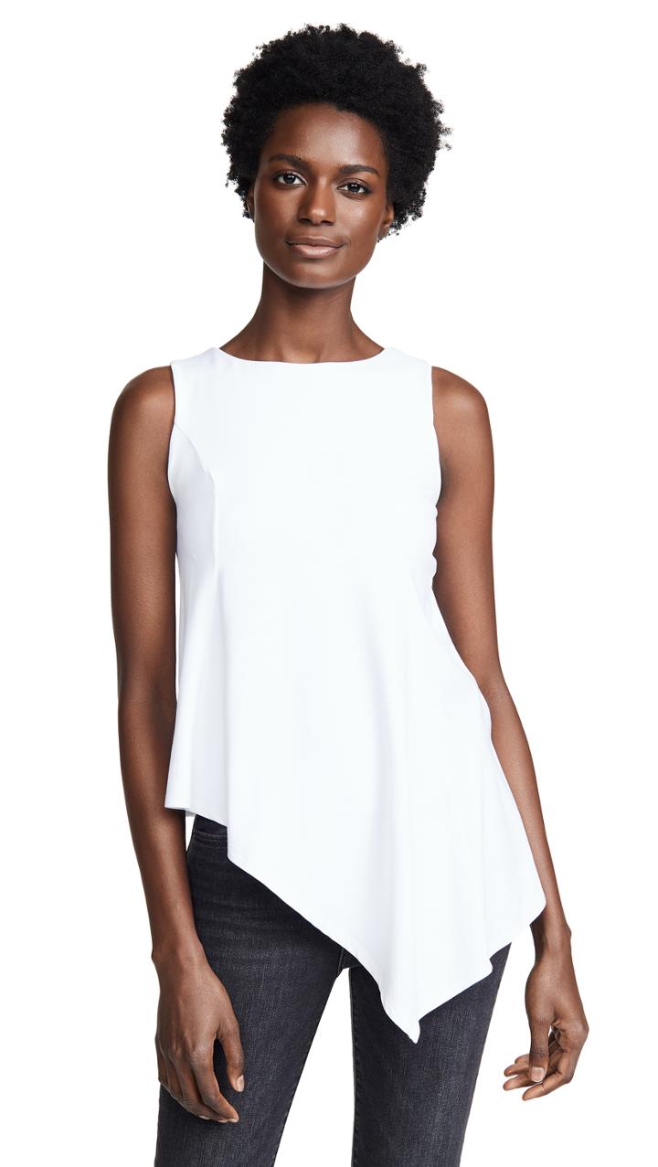 Susana Monaco Asymmetrical Handkerchief Top