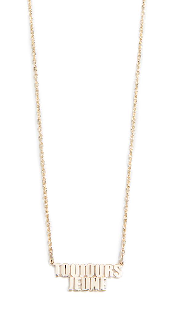 Established 14k Gold Toujours Jeune Necklace