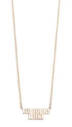 Established 14k Gold Toujours Jeune Necklace