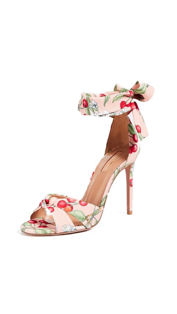 Aquazzura All Tied Up 105mm Sandals