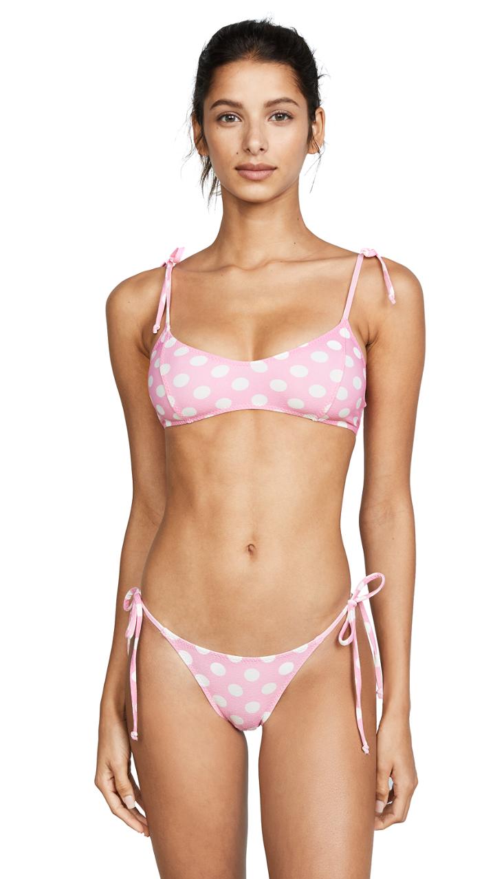 Lisa Marie Fernandez Nicole Crepe Bikini
