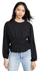 Opening Ceremony Silk Long Sleeve Top