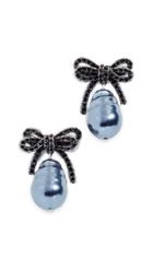 Marc Jacobs Large Bow Pearl Earrings