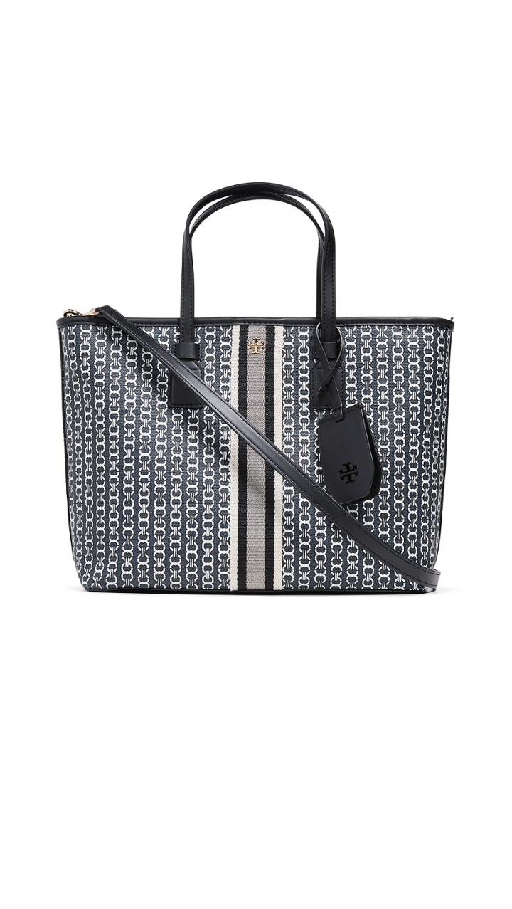 Tory Burch Gemini Link Canvas Small Tote