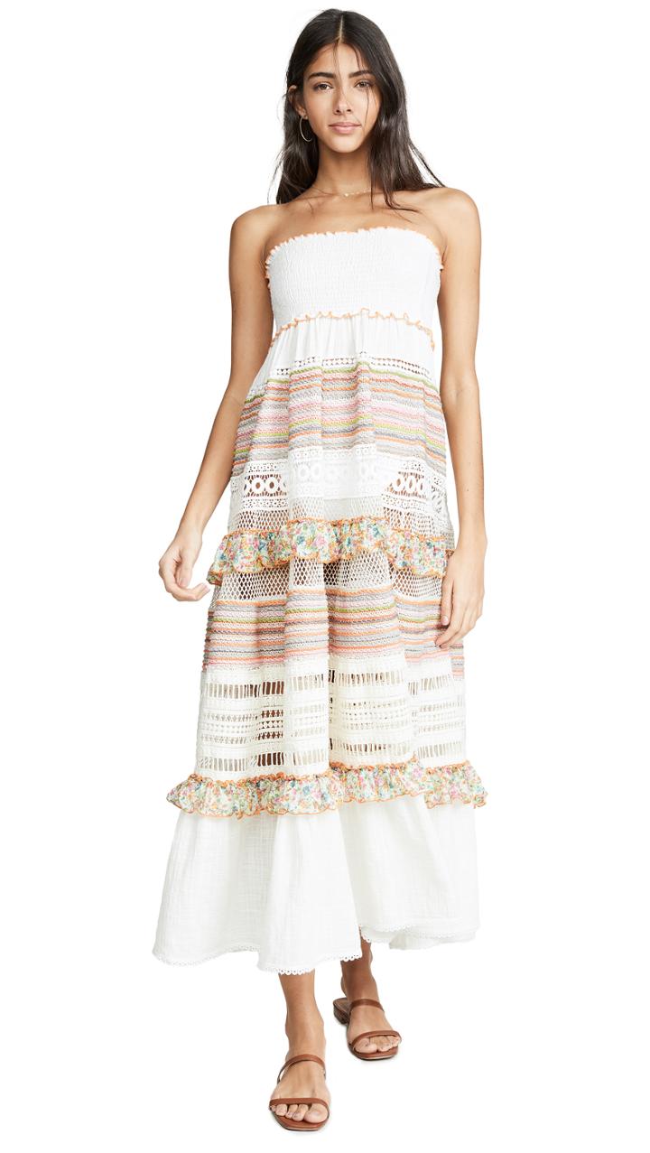 Chio Maxi Multi Skirt Dress