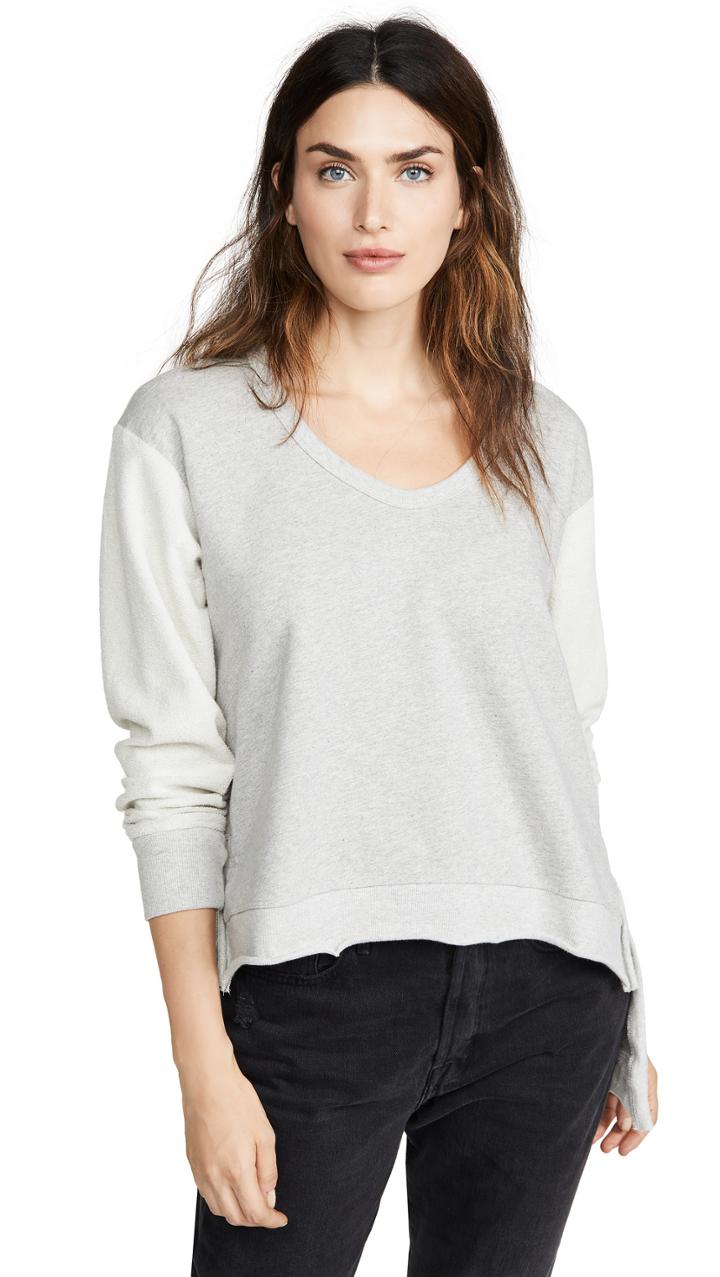 Wilt Deep V Mixed Sweatshirt
