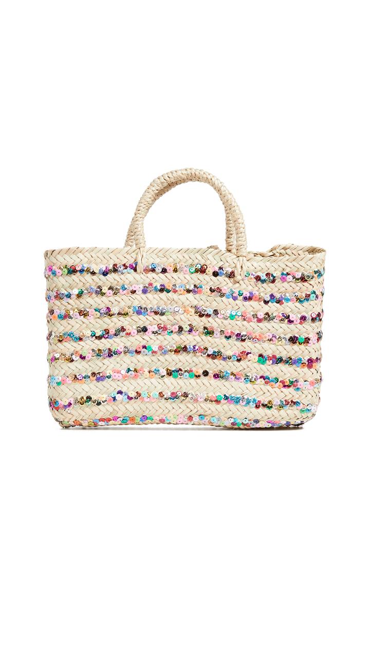 Hat Attack Sequin Stripe Bag