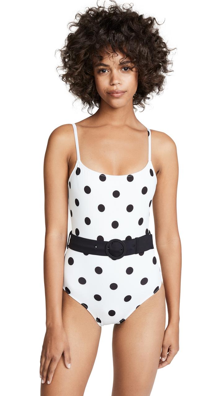 Solid Striped The Nina Belt One Piece