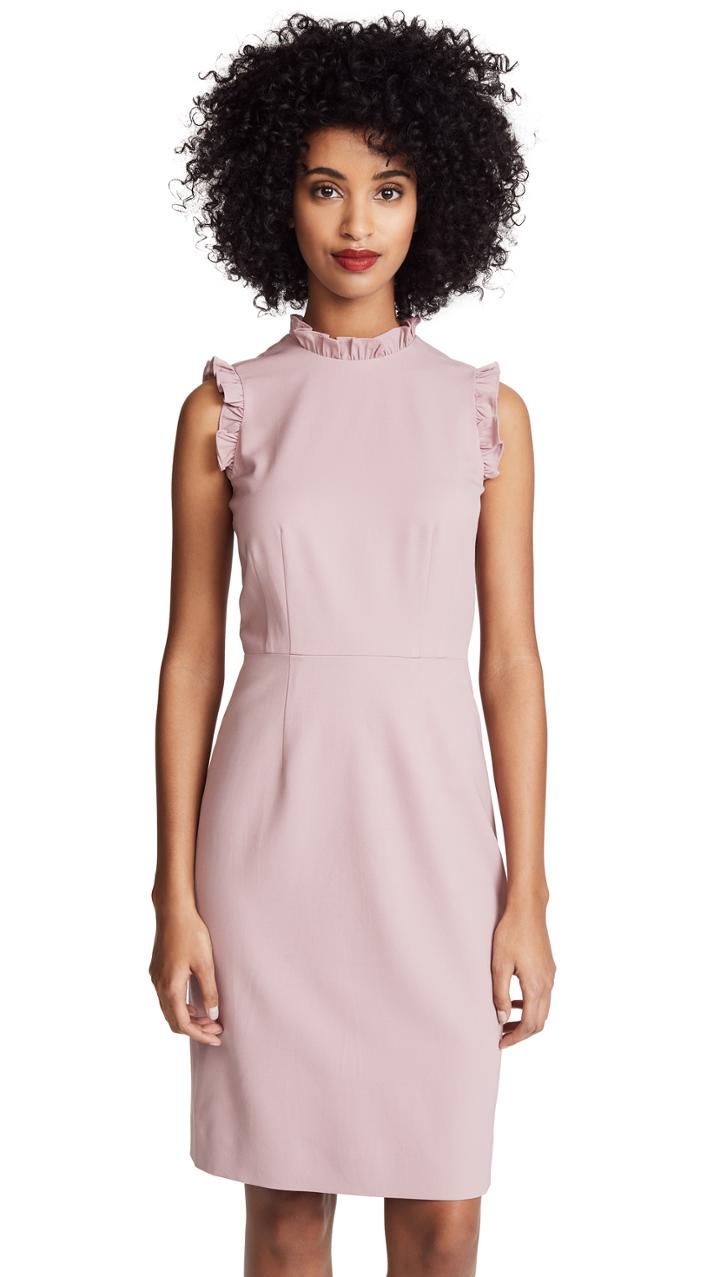 Rebecca Taylor Sleeveless Spring Ruffle Dress