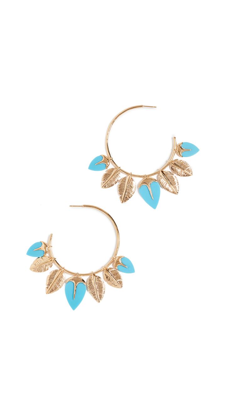 Aurelie Bidermann Thalitha Hoop Earrings