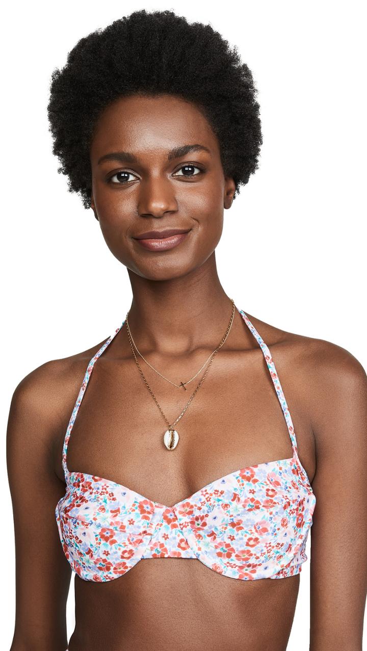 Shoshanna Ditzy Blossom Bikini Top