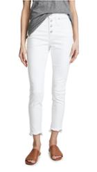 Madewell High Rise Button Front Skinny Jeans