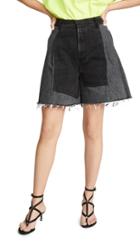 Ksenia Schnaider Reworked Denim New Shorts