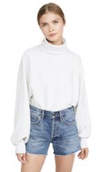 Agolde Balloon Sleeve Turtleneck Sweatshirt