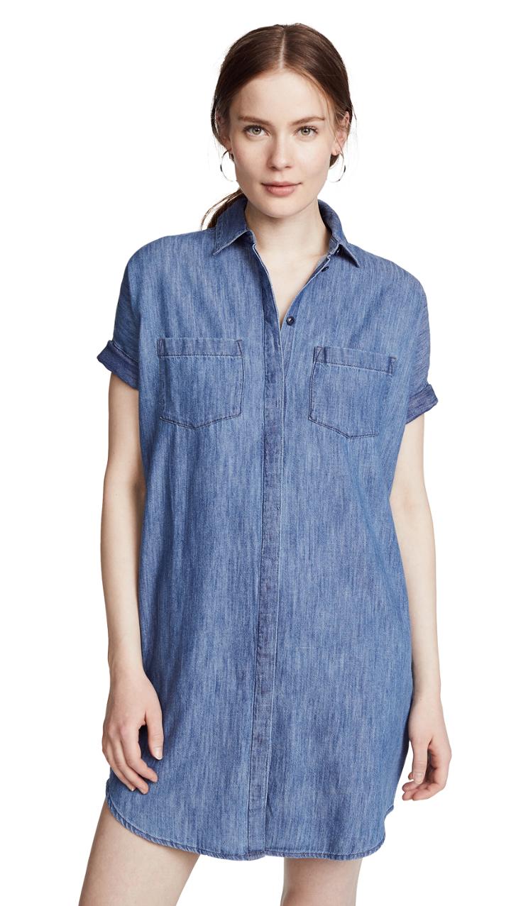 Madewell Chambray Courier Shirtdress