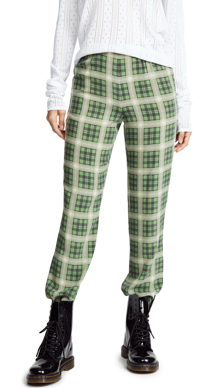 Marc Jacobs Redux Grunge Plaid Trousers