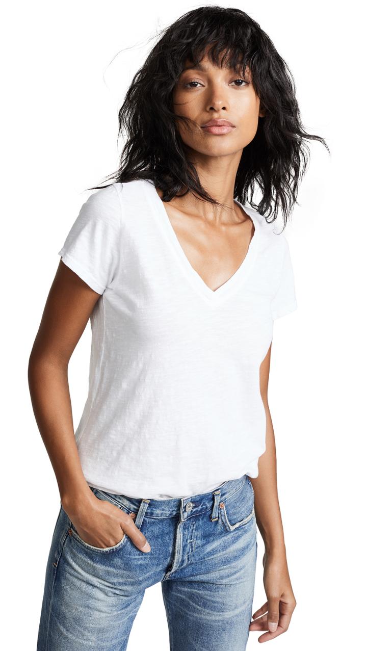 Velvet Jilian V Neck Tee